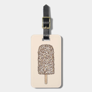 Eclair Ice Cream Pop Popsicle Personalised Foodie Luggage Tag