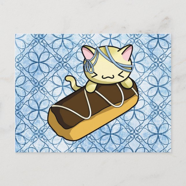 Eclair Kitty Postcard (Front)