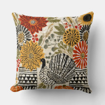 Eclectic Boho Dahlia Fall Turkey
