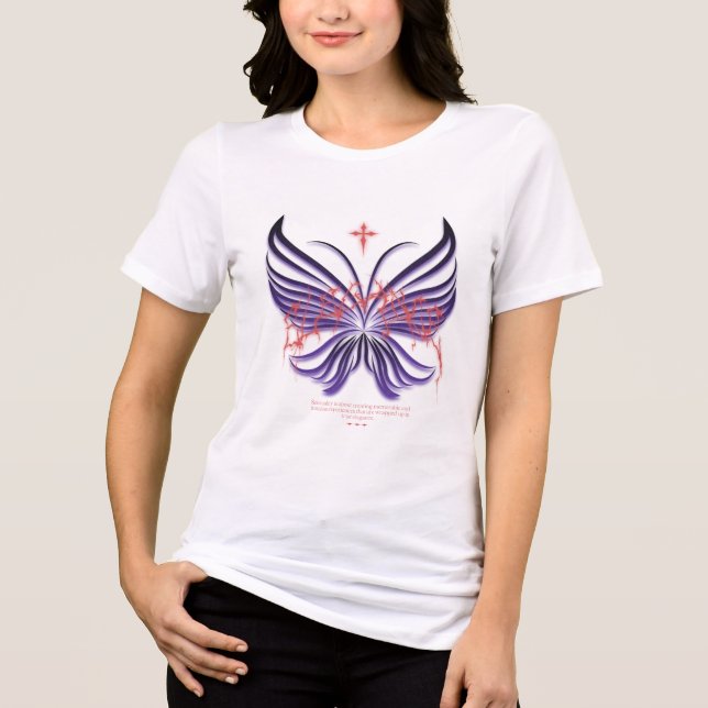 Eclectic Butterfly Tri-Blend Shirt (Front)