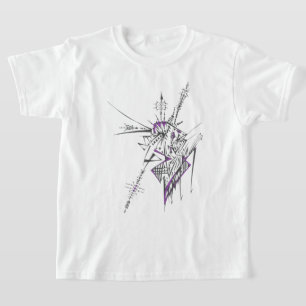 Eclectic Colourful Abstract Tribal Tattoo Art T-Shirt