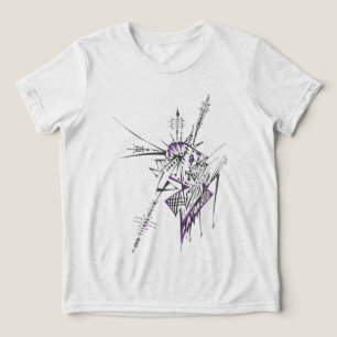 Eclectic Colourful Abstract Tribal Tattoo Art Tri-Blend Shirt