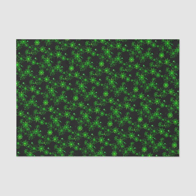 Eclectic Green Tissue Paper (Front)