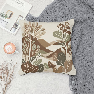 Eclectic Natural Terracotta Boho Rustic Cushion