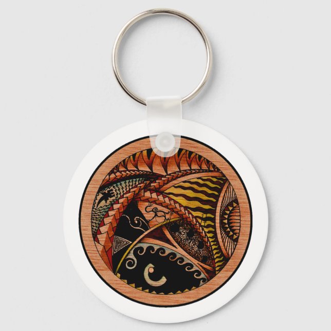 Eclectic Oceania Two Key Ring (Front)