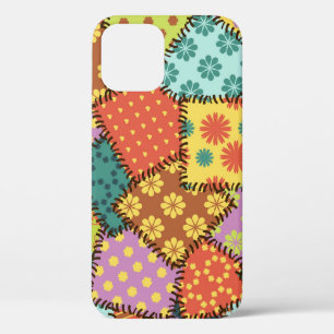 Eclectic Patchwork: Diverse Pattern Mix iPhone 12 Case