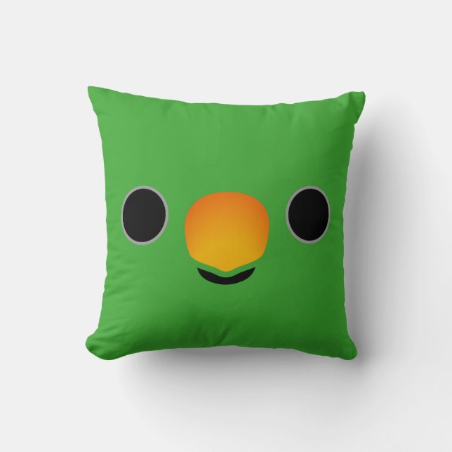 Eclectus Parrot (Male) Cushion (Front)