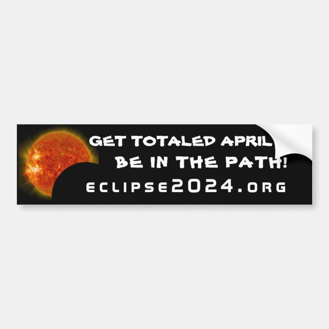 Eclipse 2024 Bumper Sticker (Front)