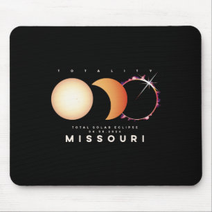 Eclipse 2024 Missouri Total Eclipse Astronomy Grap Mouse Pad