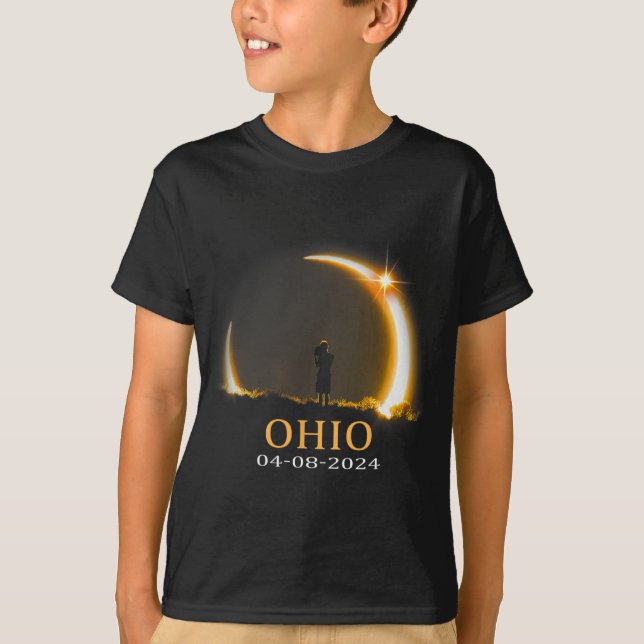 Eclipse 2024 Ohio Total Solar Eclipse 1  T-Shirt (Front)