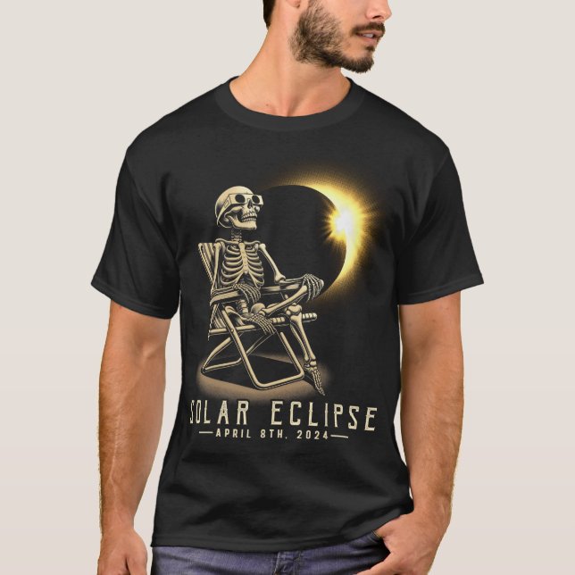 Eclipse 2024 Shirt Total Eclipse April 8th 2024 Sk (Front)