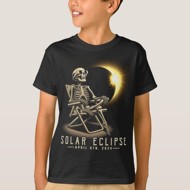 Eclipse 2024 Shirt Total Eclipse April 8th 2024 Sk (Front)