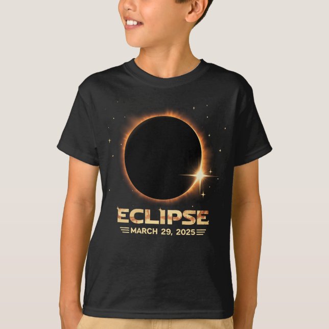 Eclipse 2025 Cool Astronomy lovers Solar Eclipse T-Shirt (Front)
