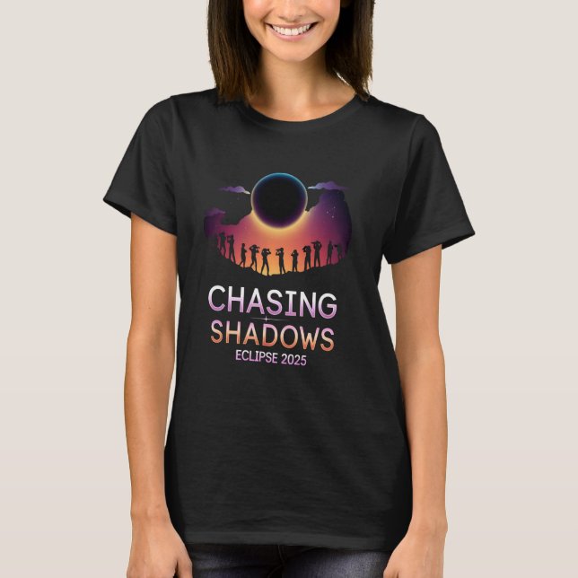 Eclipse 2025 Sky Watcher Solar Event T-Shirt (Front)