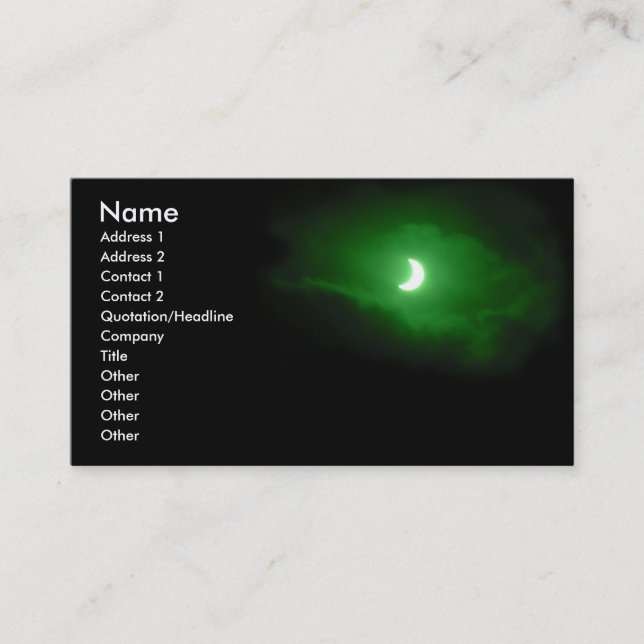 Eclipse Business Card 1 (Front)