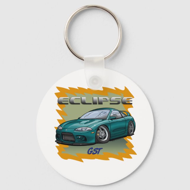 Eclipse_Green Key Ring (Front)