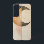Eclipse Harmony Phone Case<br><div class="desc">A crescent moon overlaps a soft sun, symbolising balance and unity in a minimal yet powerful abstract form.</div>