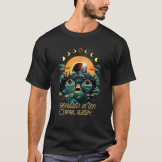 Eclipse Phases Total Solar Eclipse Check List Apr  T-Shirt