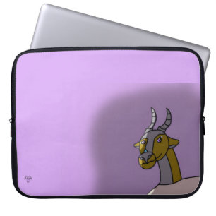 Eclipse RPG Dragon Character Purple Aesthetic  Laptop Sleeve