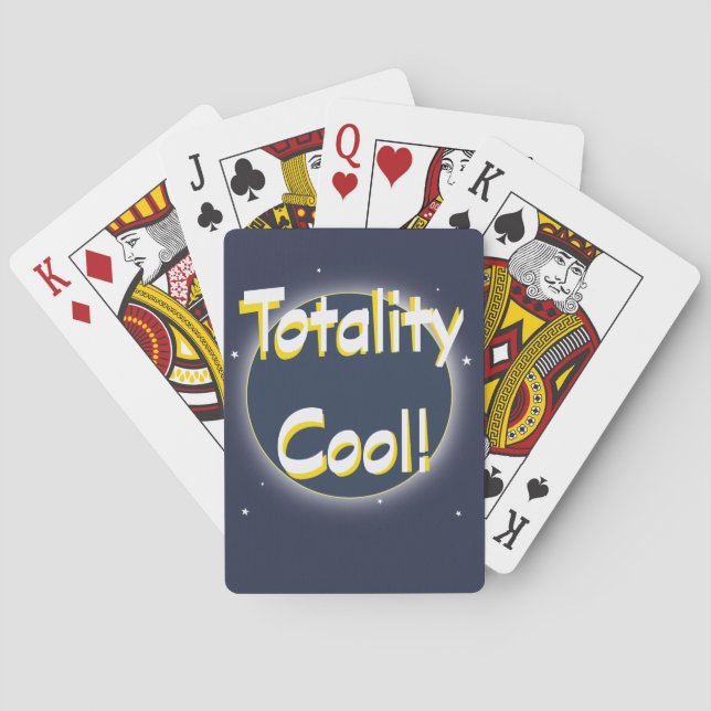 Eclipse Totality Cool! Playing Cards (Back)