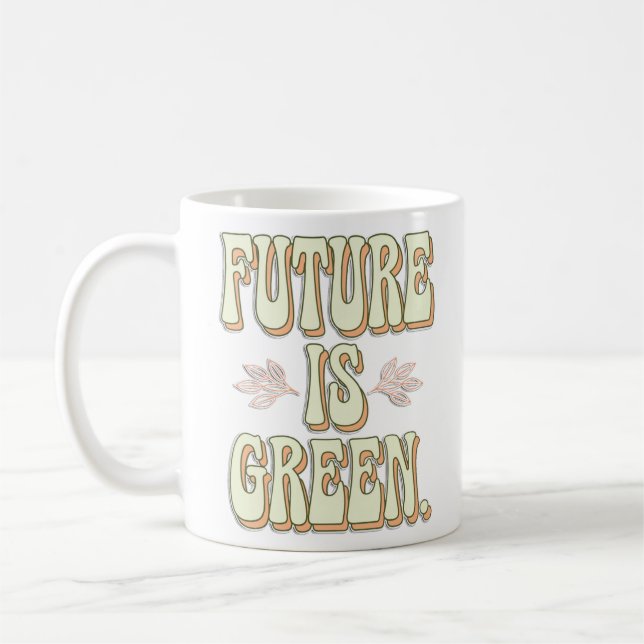 Eco-Activist Minimalism Coffee Mug (Left)