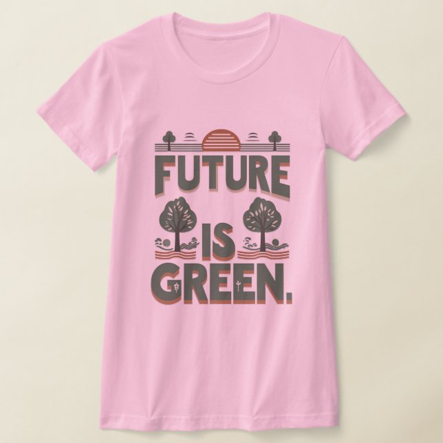 Eco-Activist Minimalism T-Shirt (Laydown)