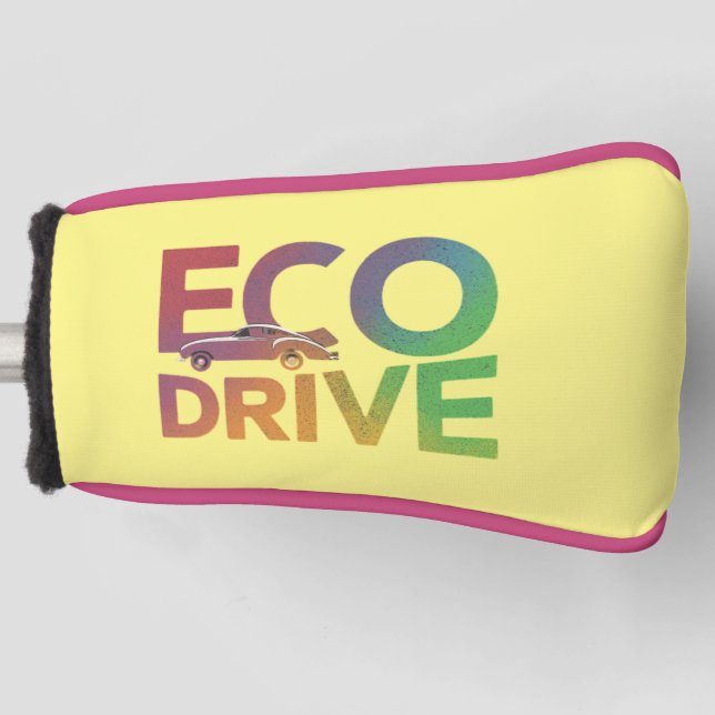 Eco Drive  Golf Head Cover (Front)
