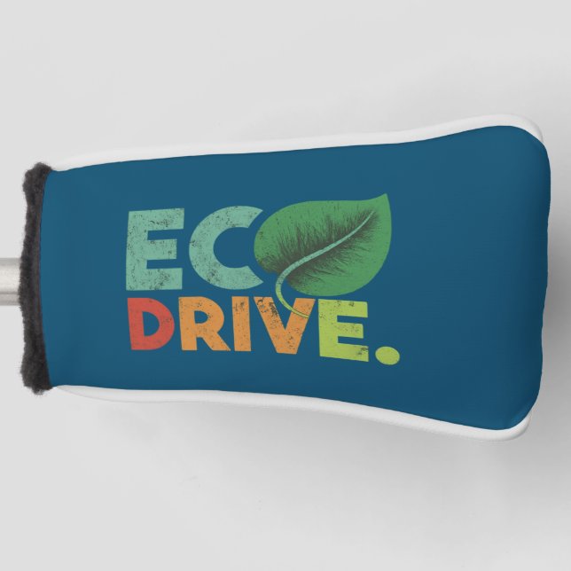 Eco Drive  Golf Head Cover (Front)