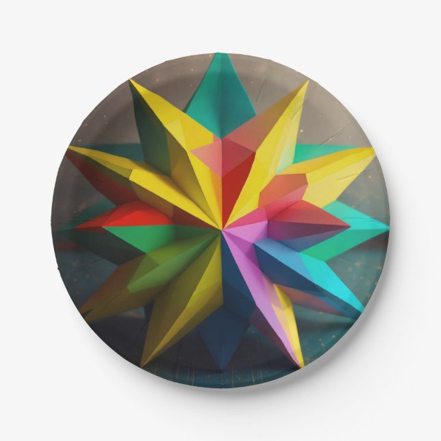 "Eco Elegance: Biodegradable Paper Plates" Paper Plate (Front)