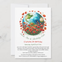 Eco-Friendly Birthday Invitation