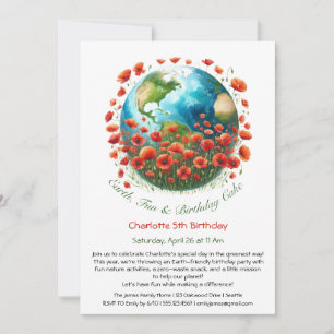 Eco-Friendly Birthday Invitation