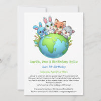 Eco-Friendly Birthday Invitation