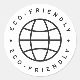Eco-Friendly Classic Round Sticker