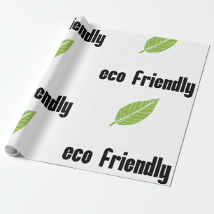 Eco Friendly: Conscious Consumer, Green Initiative Wrapping Paper