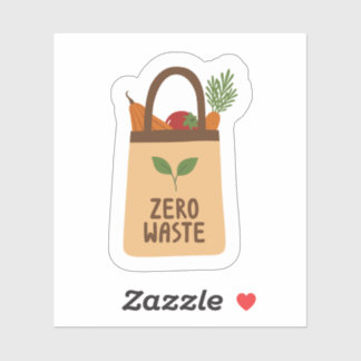 Eco Friendly Custom-Cut Vinyl Sticker Zero Waste