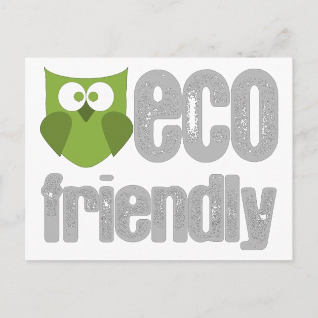 Eco Friendly design! Postcard (Front)