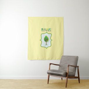   Eco-Friendly Evergreen Design  Tapestry