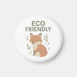 Eco Friendly Fox Magnet