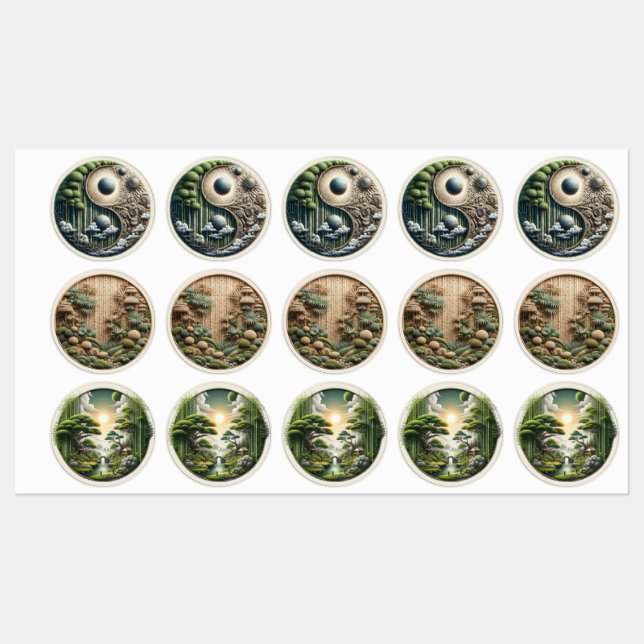 Eco-friendly Gardens and Buildings in Harmony (Sheet)