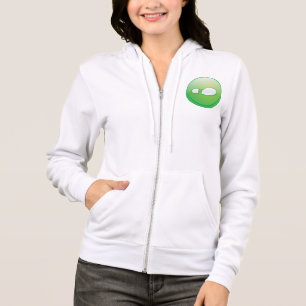 Eco-Friendly Green Footprint Icon Hoodie