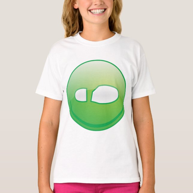 Eco-Friendly Green Footprint Icon T-Shirt (Front)