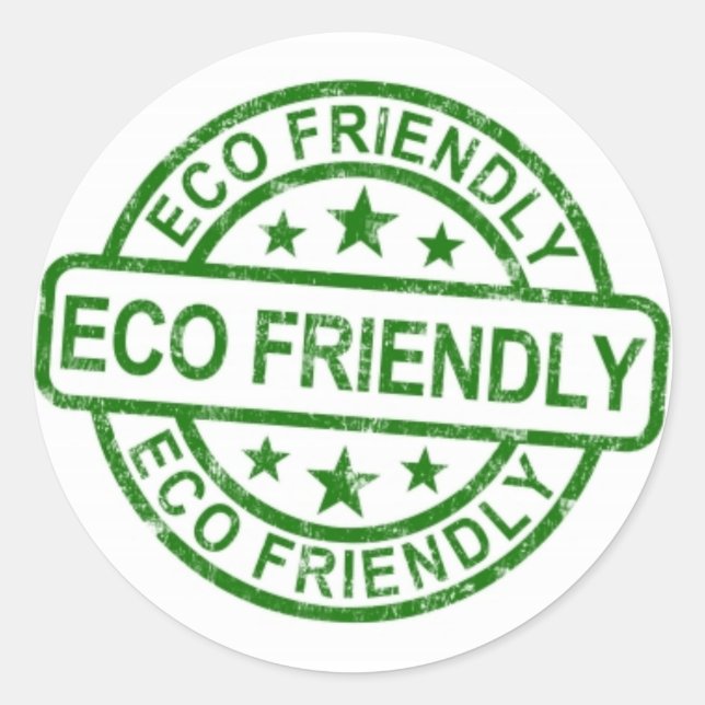 Eco Friendly Green Label (Front)