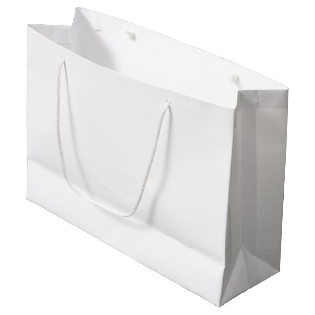 Eco-Friendly Kraft – Recyclable & Chic Large Gift Bag (Front Angled)