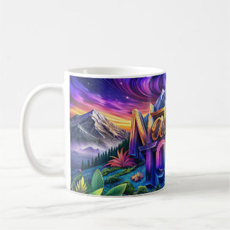 Eco-Friendly Leaf Design Mug - Nature's Touch