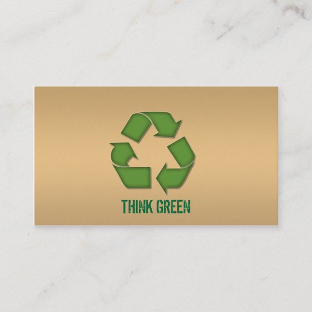 Eco Friendly Recycle Business Card (Front)