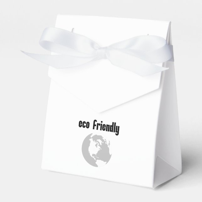 Eco Friendly: Reduce Your Environmental Impact Favour Box (Front Side)