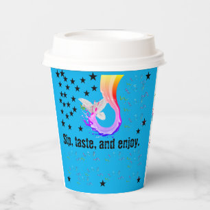 Eco-Friendly Reusable paper cup with Lid-Perfect