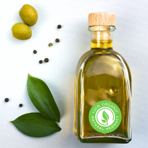 Eco Friendly Sticker   Natural Product Label