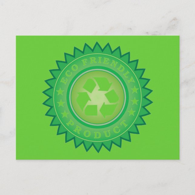 Eco Friendly Sticker Postcard (Front)