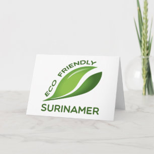 Eco Friendly Surinamer. Card